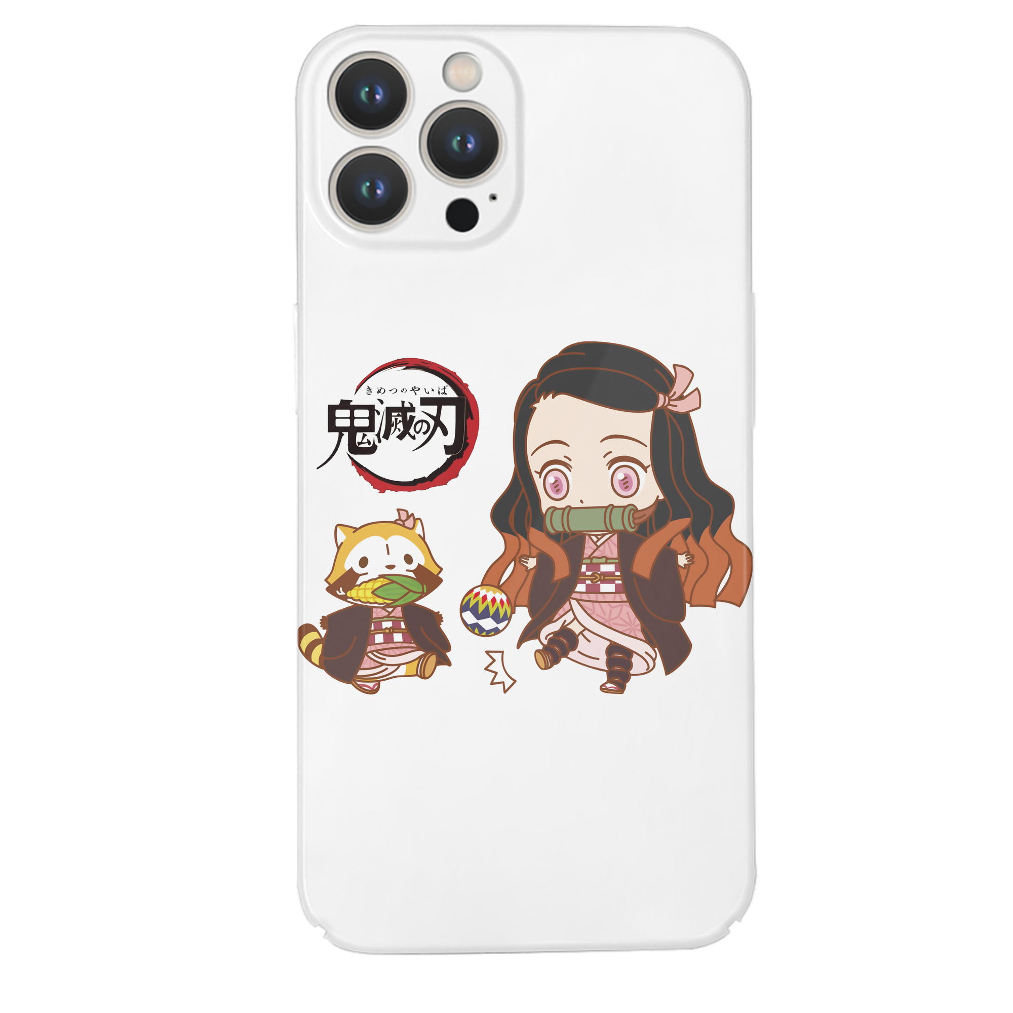 （画像用） 鬼滅の刃（きめつのやいば）竈門 禰󠄀豆子／かまど ねずこ Kamado Nezuko 【iPhone 14シリーズ対応】ハードケース
